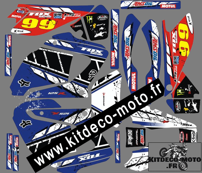 kit deco yamaha dt dtr dtx sm enduro 125