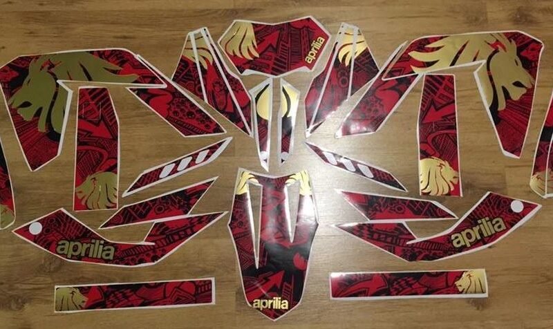 Kit DÉco Aprilia Rx 50 Apres 2006 Gold Lion
