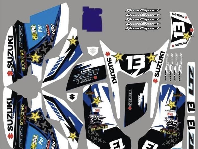 Kit Deco Suzuki Ltz 400 Blue