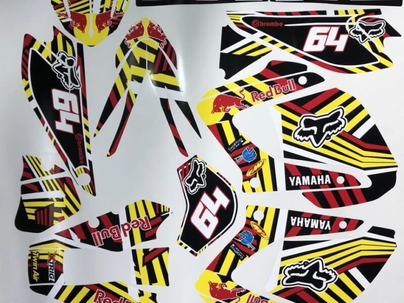 Redbull Yellow Kit Deco Yamaha Dt Dtr Dtx