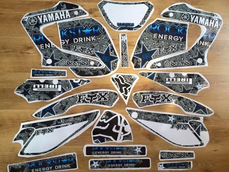 Rockstar Blue 4 Kit Deco Yamaha Dt Dtr Dtx