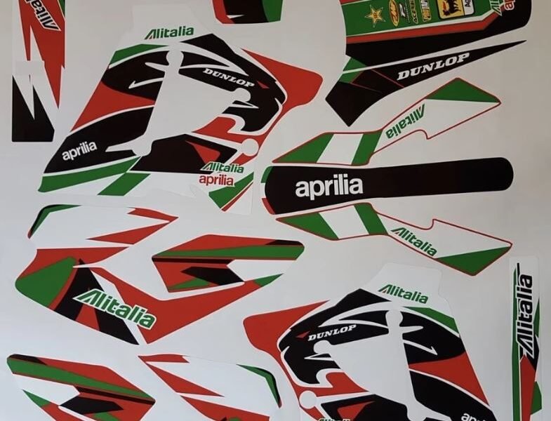 Kit DÉco Aprilia Mx 125 Red Green