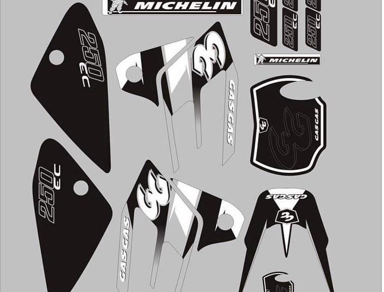 Kit DÉco Gas Gas Ec 2002 2006 Origine