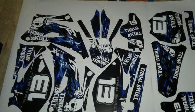 Kit DÉco Yamaha Wrf 250 450 2007 2011 Triball