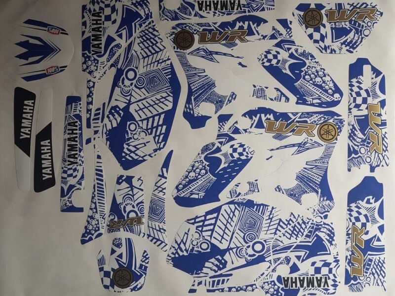 Kit DÉco Yamaha Wrf Wr 250 450 2003 2006 Skull