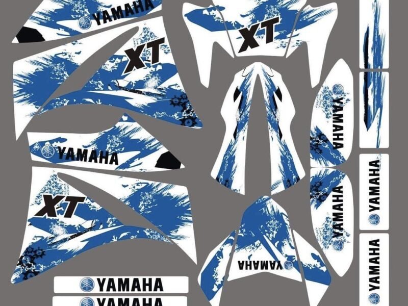 Kit DÉco Yamaha Xt 660 Avant 2006 Blue Line