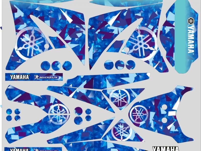 kit déco yamaha xt 125 – blue