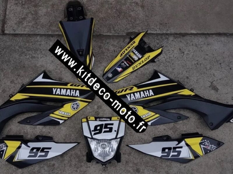 Kit Déco Yamaha Factory 125 Wr Wrx Wrr Yellow Fluo