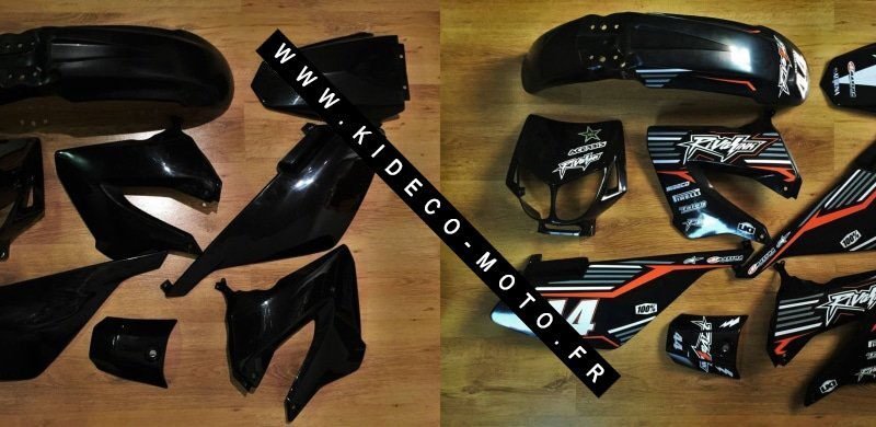 Kit DÉco Derbi Xtreme Xrace Avant 2011 Black