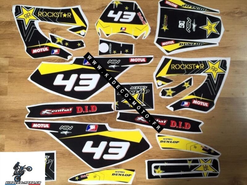 Kit DÉco Derbi Xtreme Xrace Avant 2011 Rockstar