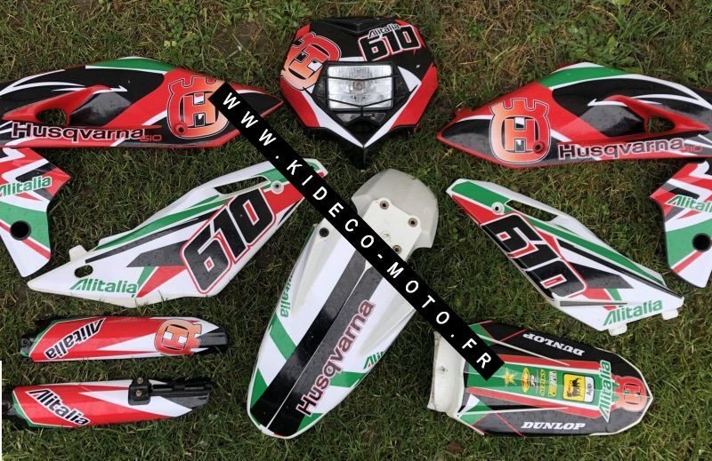 Kit DÉco Husqvarna 610 Sm 2009 : 630 Smr Alitalia