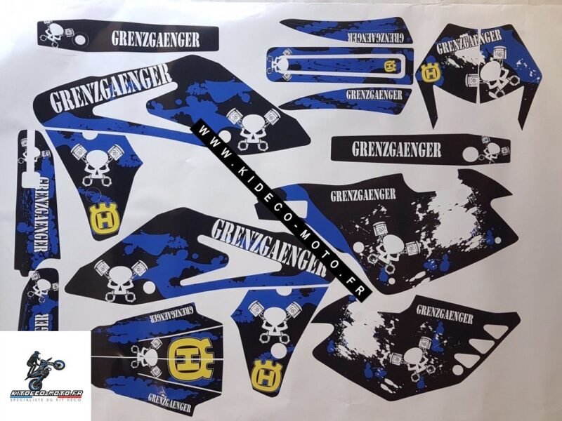 Kit DÉco Husqvarna 610 Sm 2009 : 630 Smr Blue