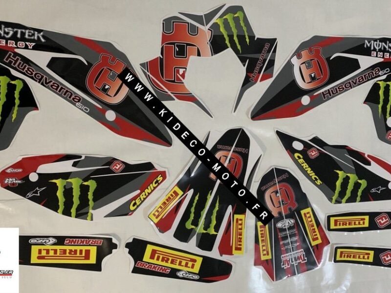 Kit DÉco Husqvarna 610 Sm 2009 : 630 Smr Red