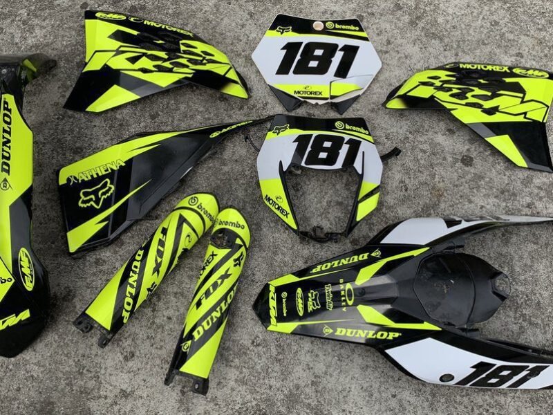 Kit DÉco Ktm Exc Excf 2008 2011 Fluo