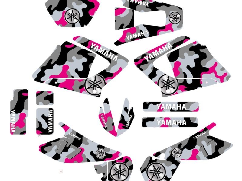 Kit Deco Moto 125 Dtr Dtx Camouflage Rose