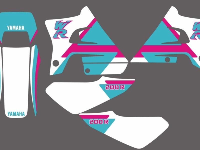 Kit Deco Yamaha 200 Wr Pink Origine
