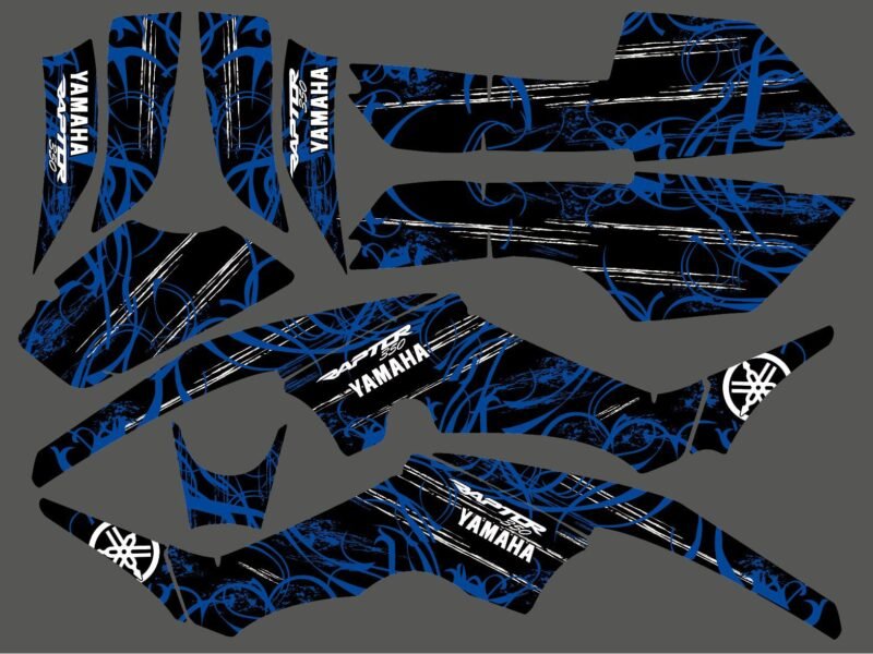 Kit Deco Yamaha 350 Raptor Bleu