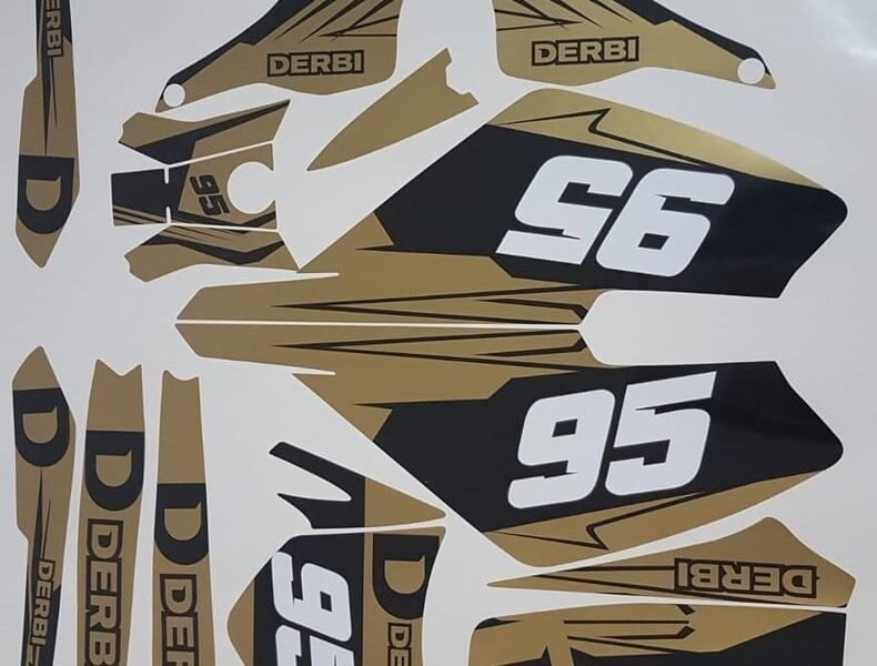 Kit Deco Derbi 2003 2004 Gold