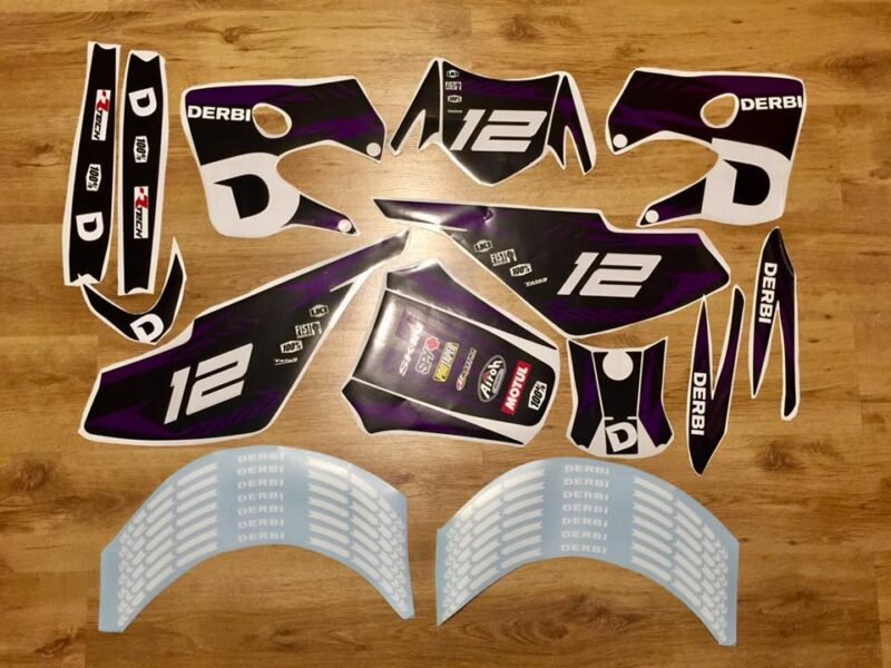 Kit Deco Derbi 2003 2004 Purple