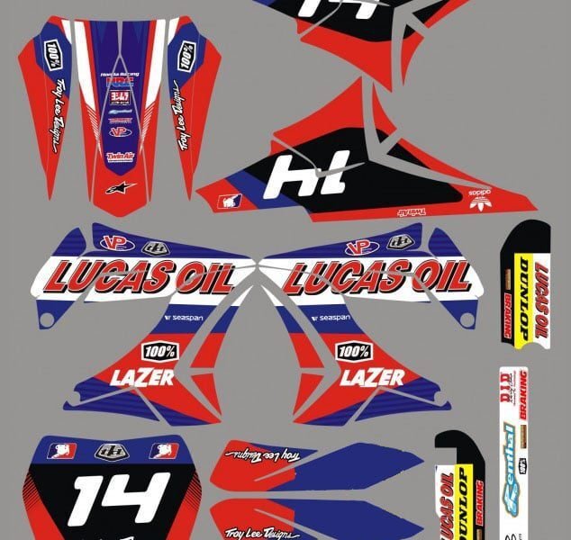 Kit Deco Derbi Carenage Tnt Lucas Oil