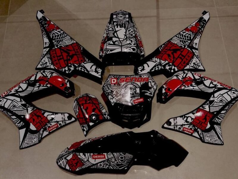 Kit Deco Derbi Carenage Tnt White