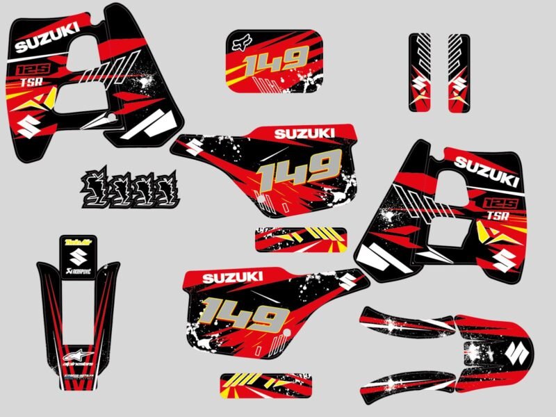 kit deco suzuki 125 tsr red line v2