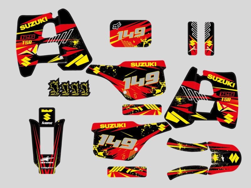 kit deco suzuki 125 tsr red line v3