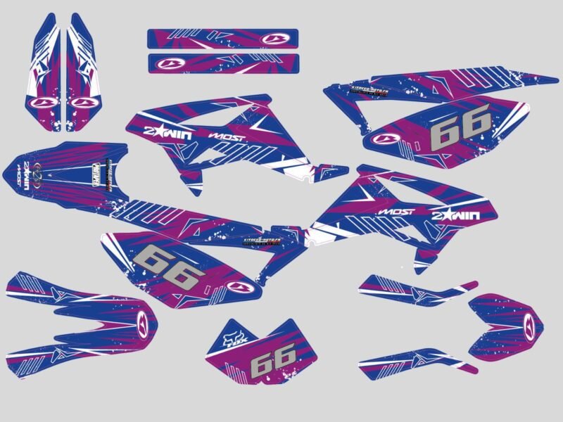 kit deco beta 50 blue purple