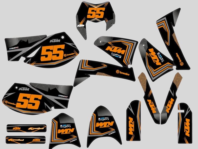 kit deco ktm lc4 line