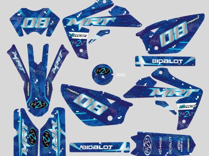 kit déco rieju 50 mrt airline blue