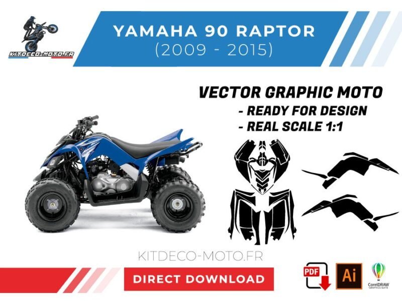 template vector yamaha 90 raptor 2009 2015