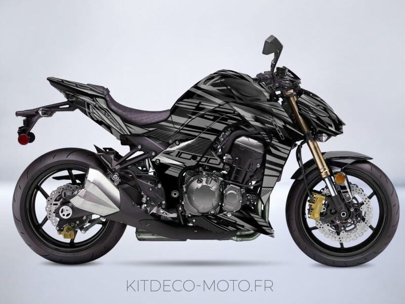 kit deco kawasaki z1000 dark gris
