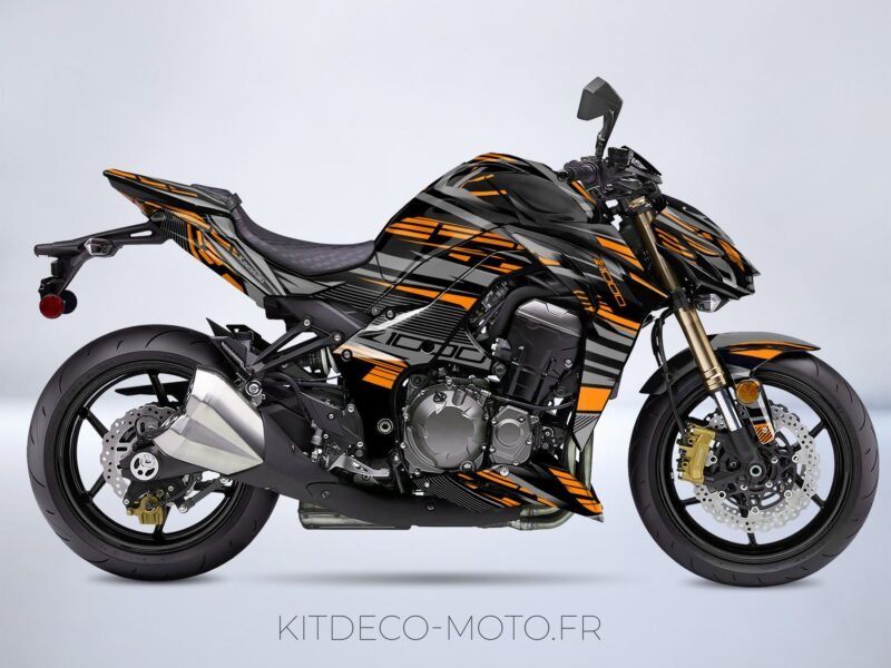 kit deco kawasaki z1000 dark orange