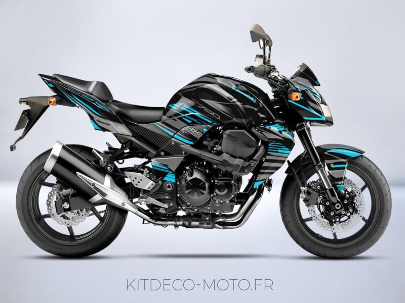 kit deco kawasaki z750 dark cyan