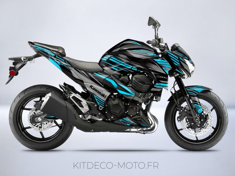 kit deco kawasaki z800 dark cyan
