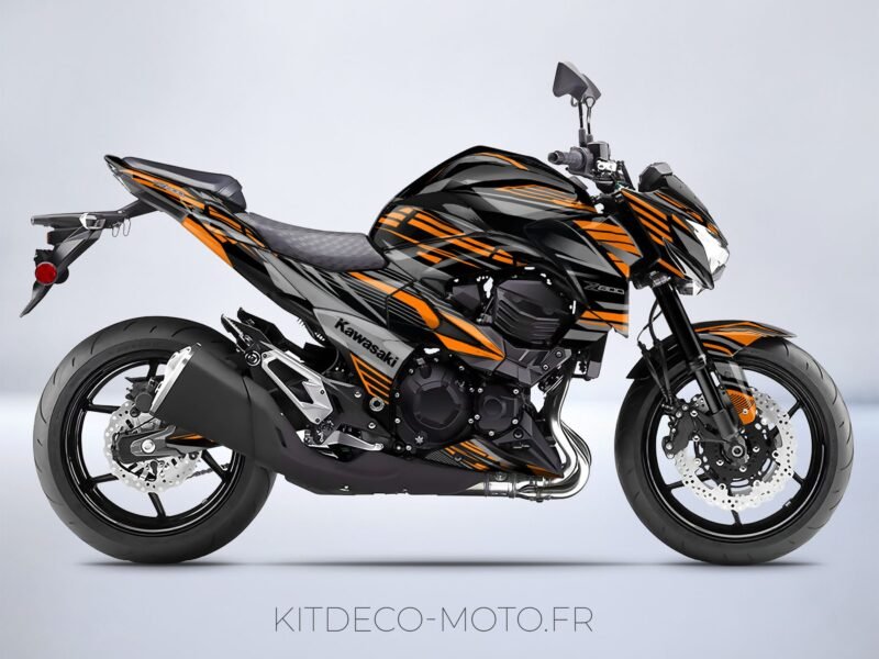 kit deco kawasaki z800 dark orange