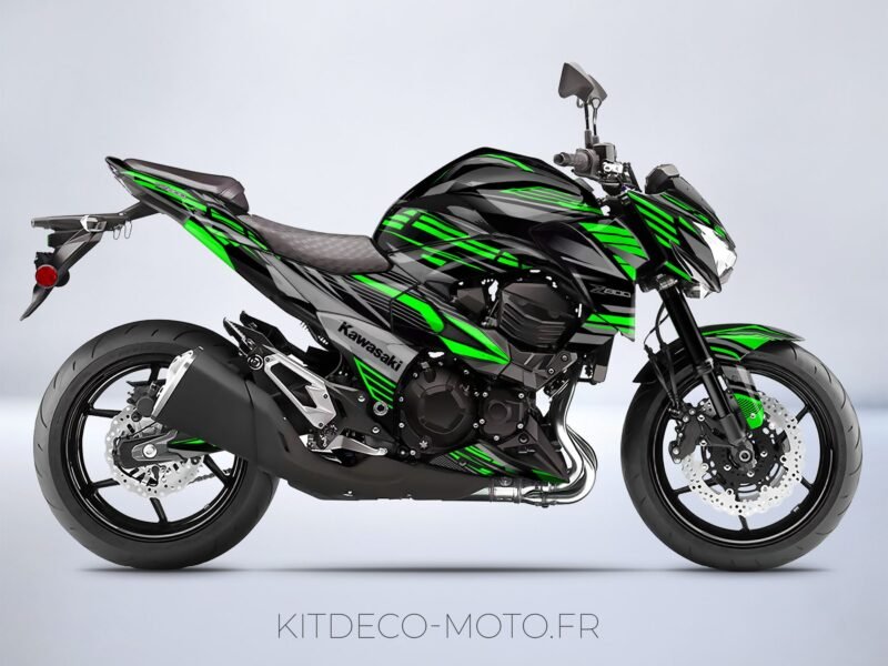 kit deco kawasaki z800 dark vert
