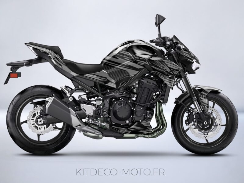 kit deco kawasaki z900 dark gris