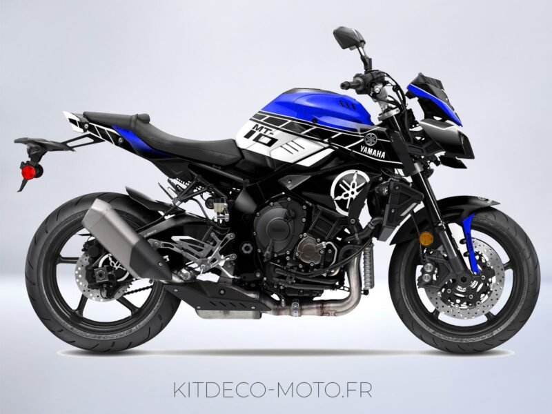 kit déco yamaha mt 10 anniversaire bleu