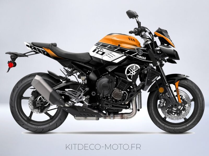kit déco yamaha mt 10 anniversaire orange