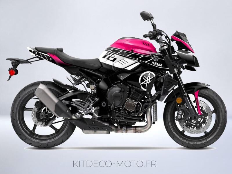 kit déco yamaha mt 10 anniversaire rose