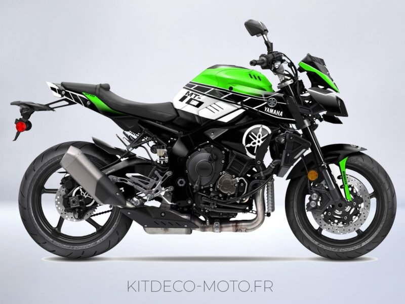 kit déco yamaha mt 10 anniversaire vert