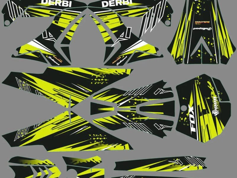 kit déco derbi 50 carénage tnt 