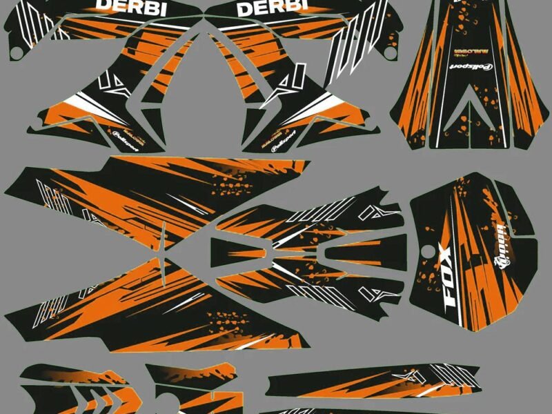 kit déco derbi 50 carénage tnt 