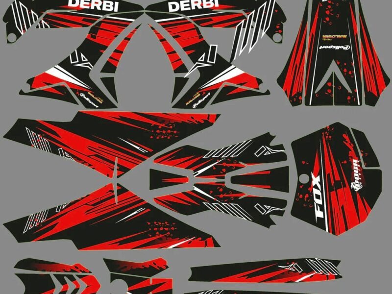 kit déco derbi 50 carénage tnt 