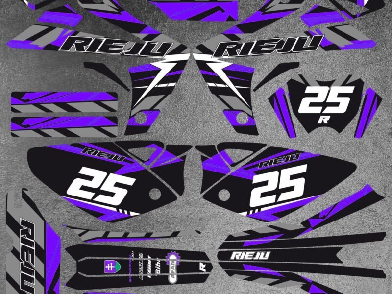 kit déco rieju 50 mrt karem violet