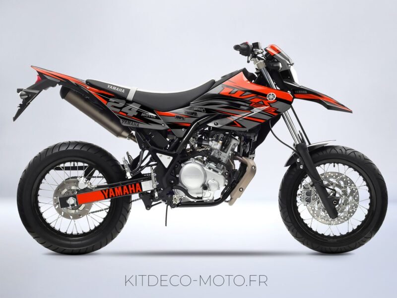 kit déco yamaha wr 125 gotam rouge