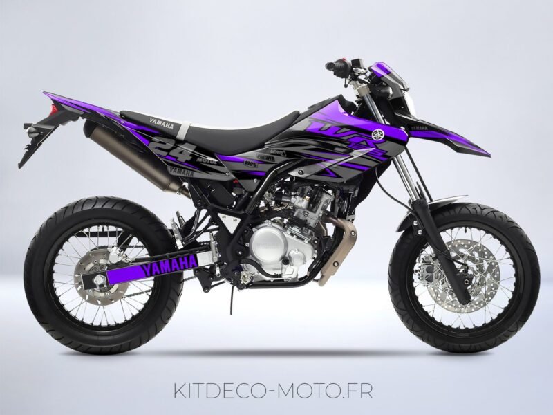 kit déco yamaha wr 125 gotam violet