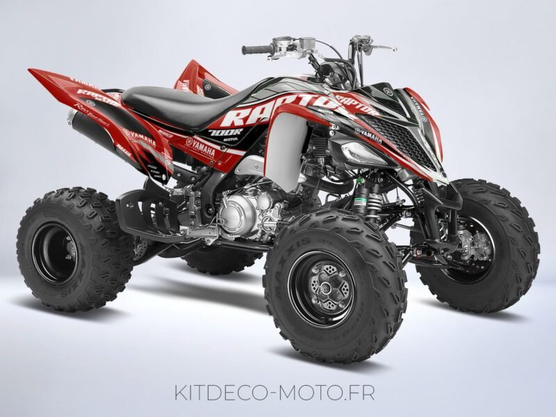 kit déco yamaha yfm 700 raptor anniversaire bleu