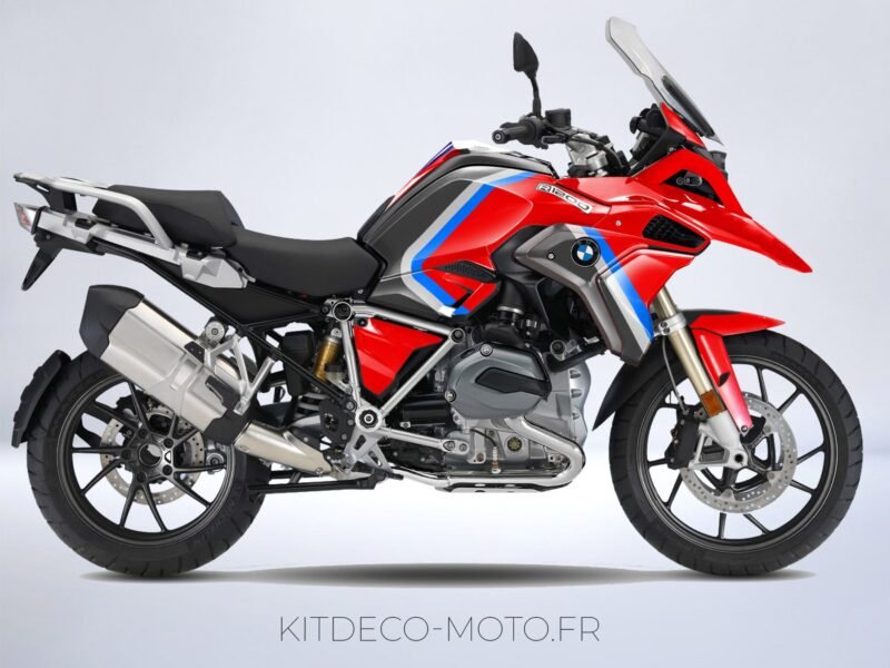 kit déco bmw r1250 gs racing rouge